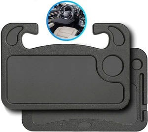 MILIWAN Plateau de Volant de Voiture Double-Face Plateau Repas Voiture Portat... - Afbeelding 1 van 7