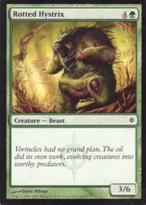 4X ROTTED HYSTRIX 120/175 NEW PHYREXIA MTG MAGIC LP X4 (yourdeckbuilder) - Foto 1 di 1