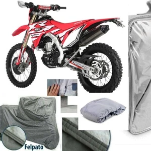 TELO COPRIMOTO TELATO FELPATO HONDA CRF 450 RX ENDURO ANNO 2019 IMPERMEABILE ANT - Imagen 1 de 12