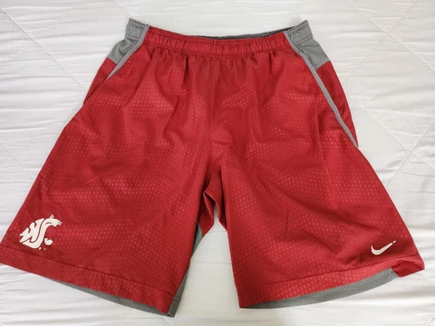 Nike Dri-Fit On-Field WSU Washington State Cougars Shorts Men's Size XL Cover