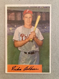 1954 Bowman Color Baseball Richie Ashburn #15 VG-EX condition - Picture 1 of 2