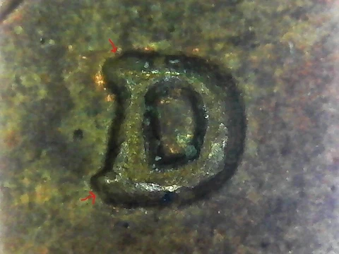 1949-D Lincoln Wheat Cent Penny w/ Repunched Mintmark RPM Error Inv#E258 Cover