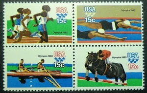 1791 - 1791 MNH 1979 15c 22nd Summer Olympic Games running swimming rowing horse - Picture 1 of 1