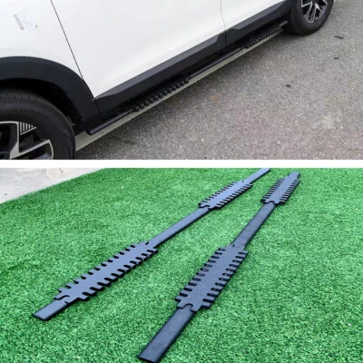 All Black Side Bar fits for KIA Carnival 2022-2025 Running Board Side Step 2PCS - Image 1 of 4