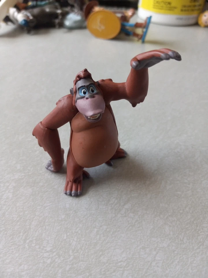 Louie Libro de la Selva Juguete Disney Orangután PVC Figura Decoración de Pasteles De Colección 3 Pulgadas Foto 1 de 4