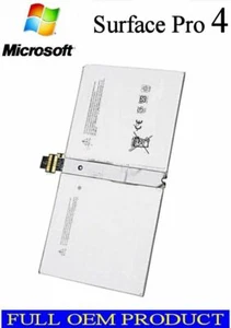 MICROSOFT SURFACE PRO 4 BATTERY 1724 12.3 TABLET DYNR01 7.5V 38.2WH 5087mAh - Picture 1 of 1