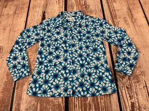 Seasalt Cornwall The Larissa Shirt Women's UK12 Blue White Floral Cotton Blouse - Picture 1 of 11