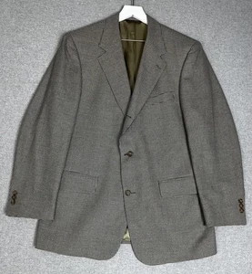 Brooks Brothers Blazer Mens 42 Regular Houndstooth Wool Sport Coat Jacket USA - Picture 1 of 15