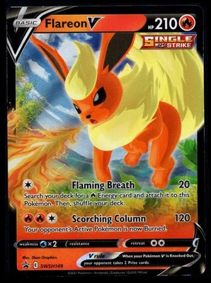 Flareon V - Promo SWSH: Sword & Shield Promo Cards SWSH149 NM - Image 1 of 2
