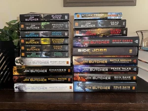 Dresden Files Complete Lot of 19 Books Set by Jim Butcher Many First Editions - Picture 1 of 15