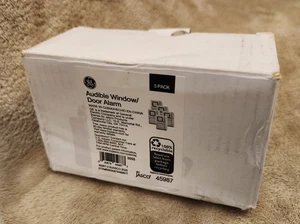 GE Seguridad Personal Ventana/Puerta Alarma Funciona con Batería Paquete de 5 45987 Qwik ¡Envío! - Imagen 1 de 5