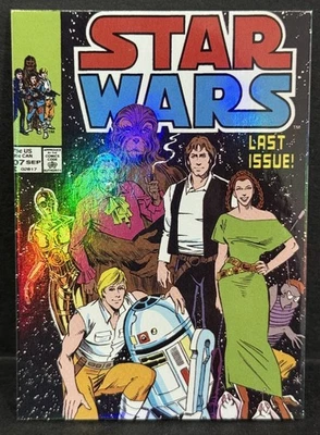 2024 Masterwork Star Wars #MC-33 Star Wars #107 Sept 1986 Comic Cover Foil /299 - Image 1 of 4