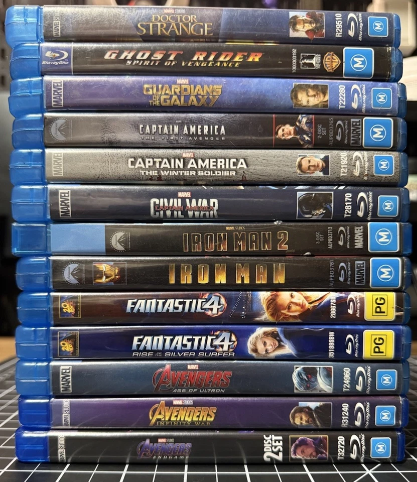 Marvel Blu-ray Movie Lot (13 Discs) - Avengers, Iron Man, Captain America+ More - Image 1 of 4