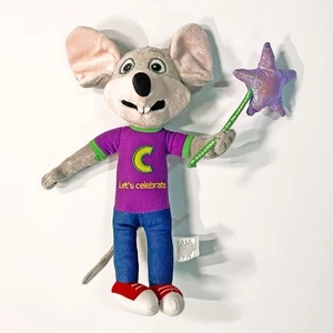 Chuck E. Cheese "Let's Celebrate" Star Wand Plush Toy Stuffed Animal, 10-Inch - Picture 1 of 3