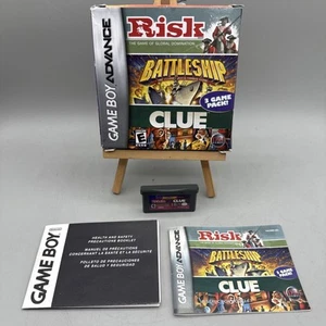 Risk/Battleship/Clue - Nintendo Game Boy Advance CIB - Picture 1 of 3