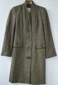 Magaschoni Wolle Seide Blazer Mantel Chic Retro Tweed Elegant Profi Gr. 2 - Bild 1 von 5