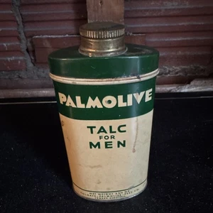 Palmolive Talkum für Männer Vintage Blech Badezimmer Dekor Film Requisite - Bild 1 von 7