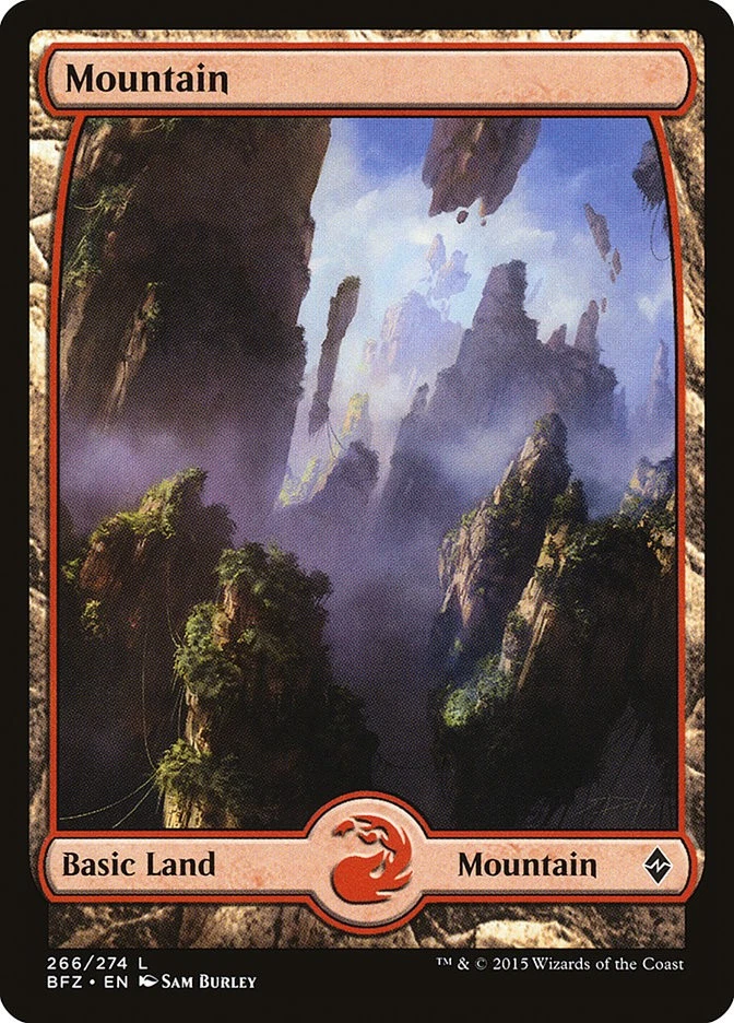 MTG Mountain (#266) - Battle for Zendikar #266 - Image 1 of 1