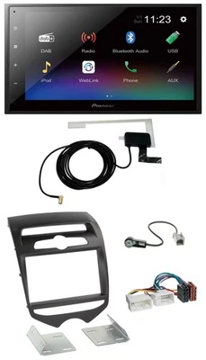 Pioneer DAB MP3 Bluetooth 2DIN USB Autoradio für Hyundai ix20 ab 2010 man. Klima - Bild 1 von 4