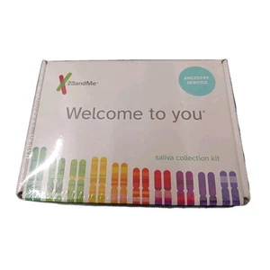23 and Me Saliva Collection Kit Ancestry Service New Sealed 1-11-2027 - Picture 1 of 3