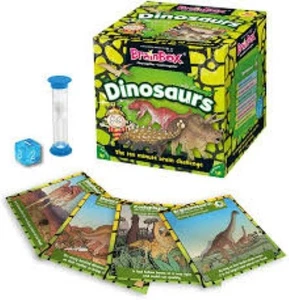 BRAINBOX DINOSAURS NEW 10 MINUTE BRAIN CHALLENGE / QUIZ GAME - Picture 1 of 1