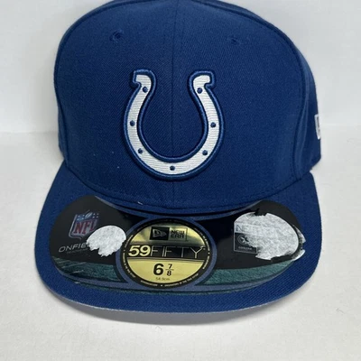 Indianapolis Colts New Era 59Fifty Fitted Cap Size 6 7/8 NWT NFL - Изображение 1 из 4