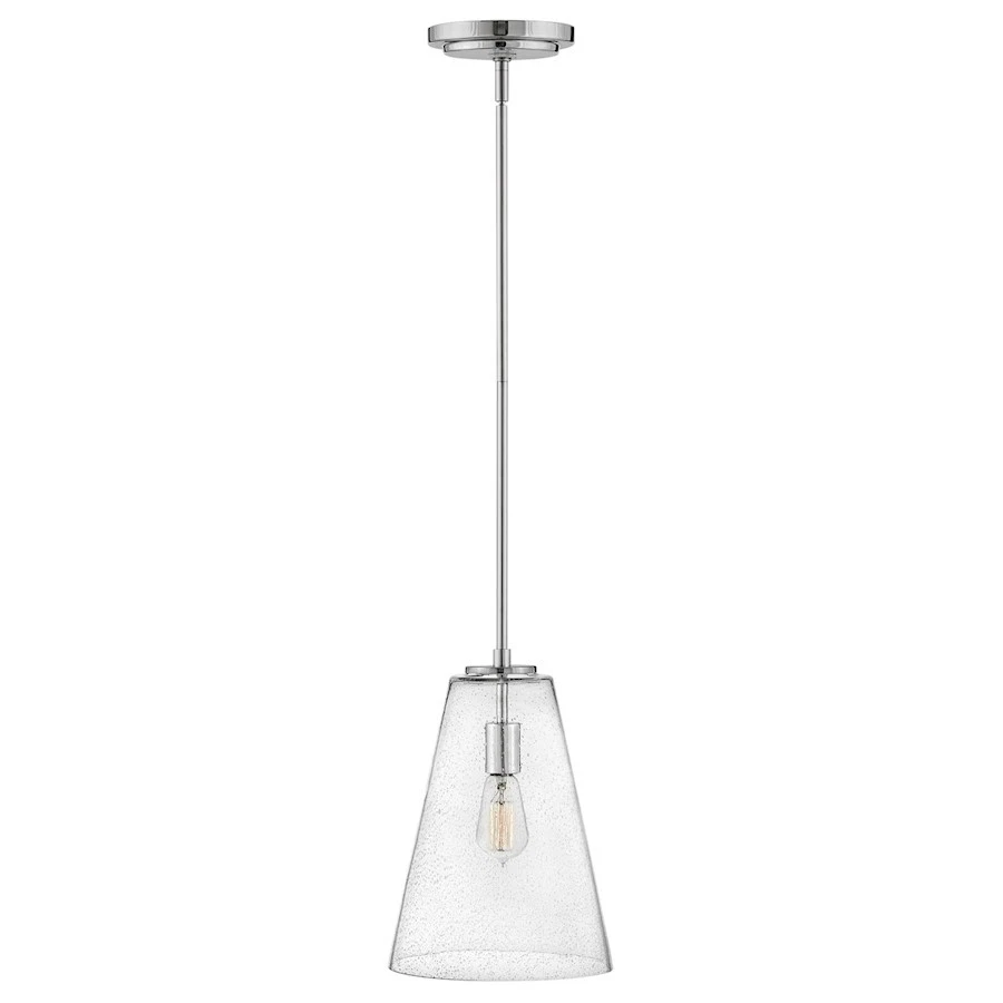 Hinkley Lighting Vance 1 Light Small Pendant, Polished Nickel - 41044PN Foto 1 de 1