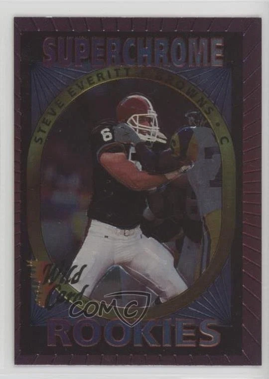 1993 Wild Card Superchrome Rookies Steve Everitt #10 RC - Image 1 of 2