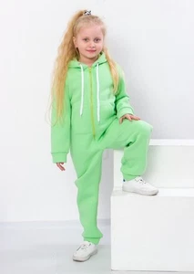 Girls’ Winter Romper – Thick Knit with Fleece & Hood, Warm & Comfortable, Win... - Picture 1 of 10