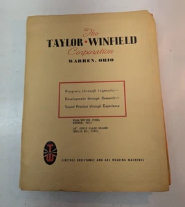 Taylor Winfield Corporation Wean Empire Steel #59643 Electric Resistance 1960 - Picture 1 of 11