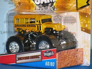 HOT WHEELS MONSTER JAM DRIVING SKOOL BUS TATTOO #60/80 ADVANCE AUTO PARTS *NEW* - Picture 1 of 9