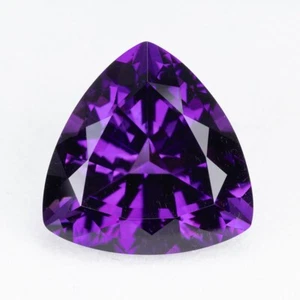 6.32cts CALIBRATED 13x13mm TRILLIANT CUT NATURAL AAA PURPLE URUGUAY AMETHYST - Picture 1 of 1