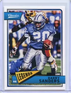 2018 Panini Classics Fußball Nr. 128 Barry Sanders - Detroit Lions - Bild 1 von 3