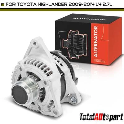 Alternador para Toyota Highlander 2009-2014 12V 100A CW 6 desacoplador ranura polea Foto 1 de 4