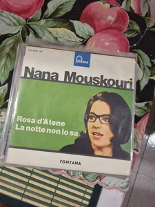 NANA MOUSKOURI '' ROSA D'ATENE '' SINGLE 45 TOURS ITALIAN PRESS VG/VG - Imagen 1 de 2