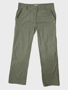 Army Green Trousers Grasshopper Hiking Pants Prostretch Size 12 Excellent Con - Picture 1 of 6