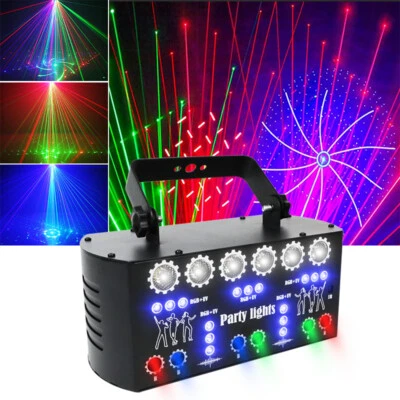 27Eye Laser Projector RGB DMX Strobe Stage Light LED Bar DJ Disco Party Lighting - Image 1 of 4