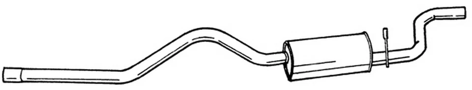 78 cv Silenziatore posteriore per Ford Transit Autobus T 2.0 1994 cc 57 KW 78 CV - Immagine 1 di 1