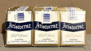 12 Aristocrat Club Playing Cards Harrah's Reno Casino Played Purple Box of 12 - Picture 1 of 11