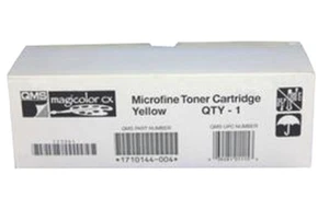 Cartucho de tóner microfino amarillo QMS Magicolor CX genuino 1710144-004 nuevo de stock - Imagen 1 de 1