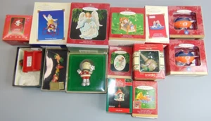Lot 14 Vintage NEU Hallmark Andenken Weihnachtsschmuck in Box 80er 90er - Bild 1 von 9