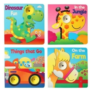 Hardback Board Book with See Through Spiral Early Reading - Choose Design - Picture 1 of 13