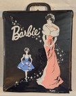 Vintage Barbie Case Black Vinyl 1962 By Mattel