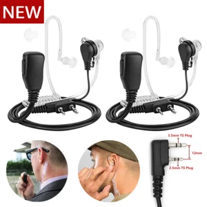 NEW 1-2PCS Earpiece Mic Headset For KENWOOD/BAOFENG/LINTON/PUXING/WEIERWEI Radio - Picture 1 of 14