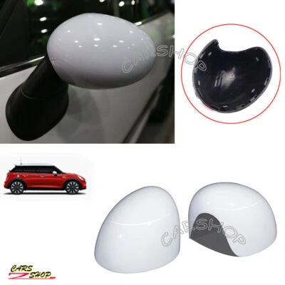 Reemplazo de cubierta de espejo lateral blanco Aspen para MINI Cooper F54 F55 F56 F57 F60 14-19 Foto 1 de 3