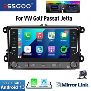For SKODA FABIA ROOMSTER YETI CarPlay Auto Stereo Radio Android Head Unit CAMERA - Picture 1 of 11