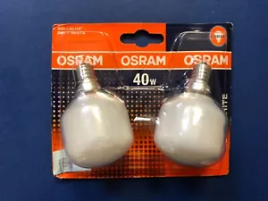 2er-Pack OSRAM BELLALUX TROPFEN P SIL 40 T45 SOFT WHITE OPAL E14 40W BELLALUX - Bild 1 von 2