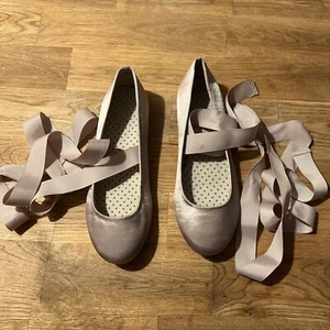 Ballerina Gr 38 zum Binden Rosé - Bild 1 von 3