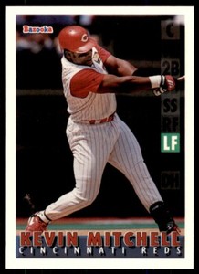 1995 Topps Bazooka Kevin Mitchell Cincinnati Reds #7