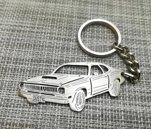 plymouth duster ,custom keychain,birthday gift,stainless steel,drive - Picture 1 of 1